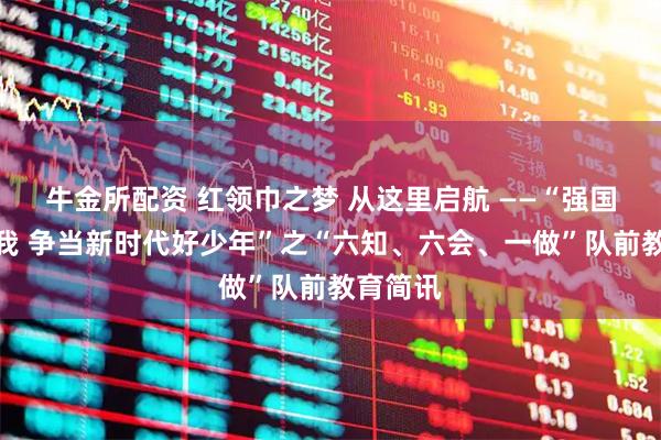 牛金所配资 红领巾之梦 从这里启航 ——“强国复兴有我 争当新时代好少年”之“六知、六会、一做”队前教育简讯